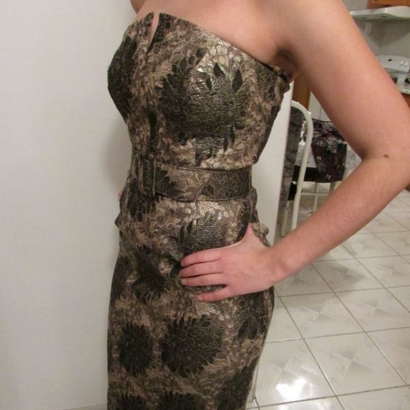 Beautiful Dress with Belt, Size Small - Picture 3 of 3